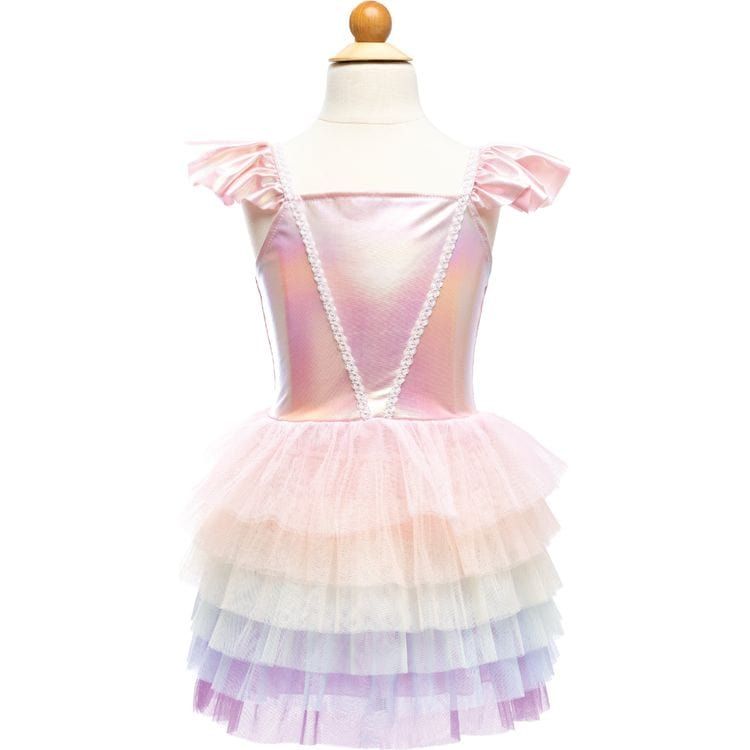 Great Pretenders Rainbow Ruffle Tutu Dress - Size 5-6 Years