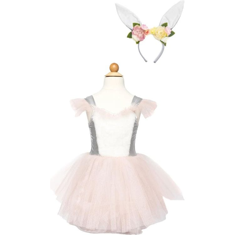 Great Pretenders Woodland Bunny Dress & Headpiece - Size 3-4