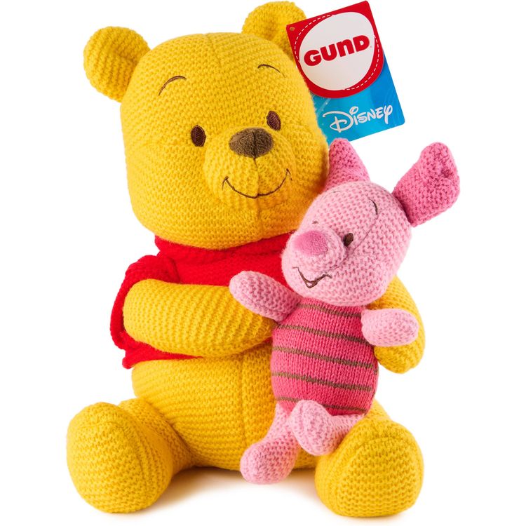 Gund GUND Disney Official Pooh and Piglet Knit Plush