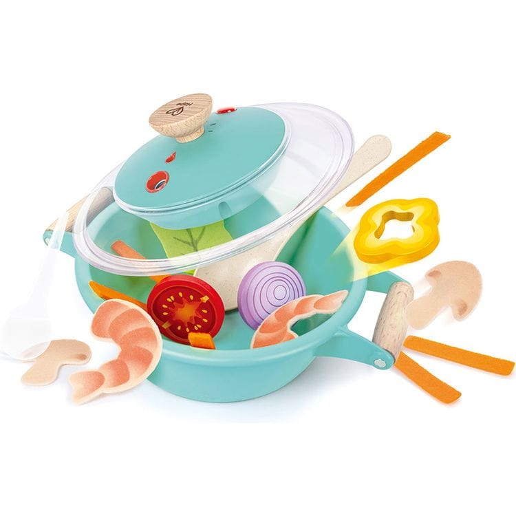 Hape Little Chef Cooking & Steam Playset