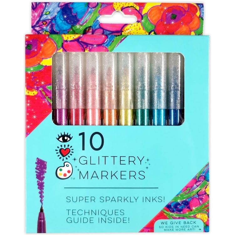 iHeartArt 10 Glittery Markers