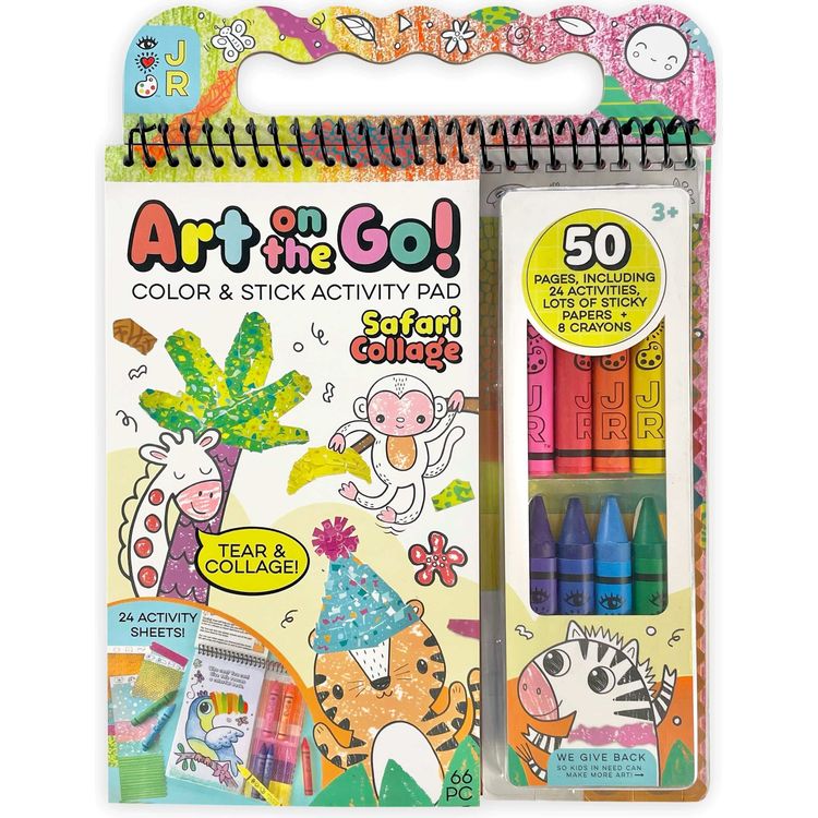 iHeartArt Art on the Go! Collage Fun Jungle