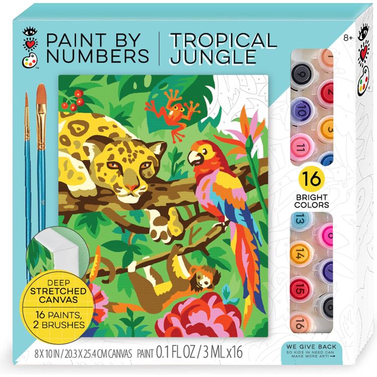 iHeartArt Paint By Number - Tropical Jungle