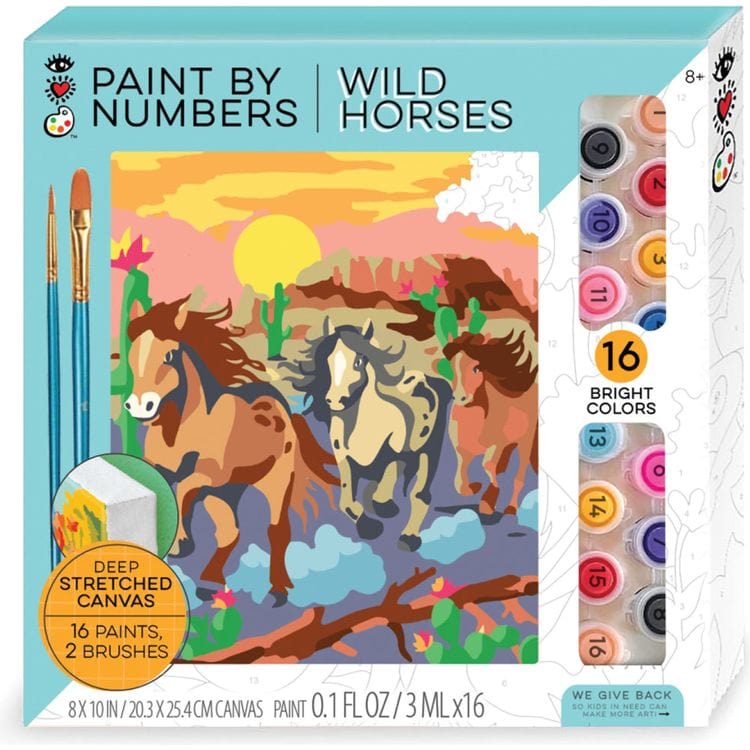 iHeartArt Paint By Numbers - Wild Horses