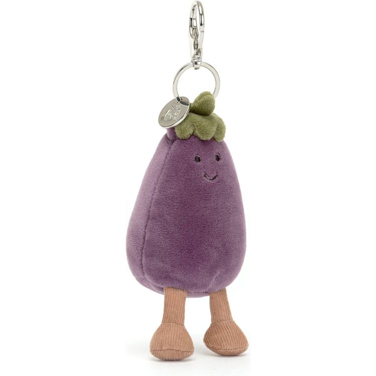 Jellycat, Inc. Vivacious Eggplant Bag Charm