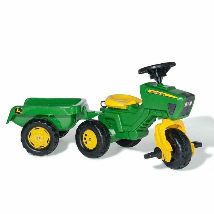 John Deere John Deere 3-Wheel Pedal Tractor with Trailer