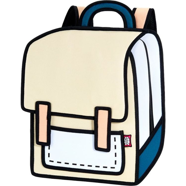 Jump From Paper Spaceman Backpack - Between the Stars Beige