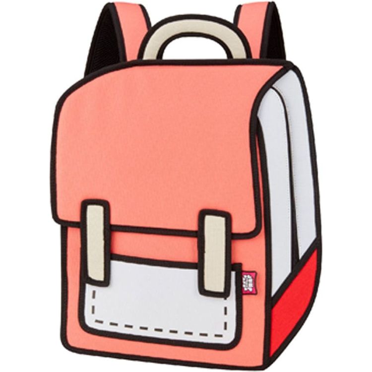 Jump From Paper Spaceman Backpack - Watermelon Red