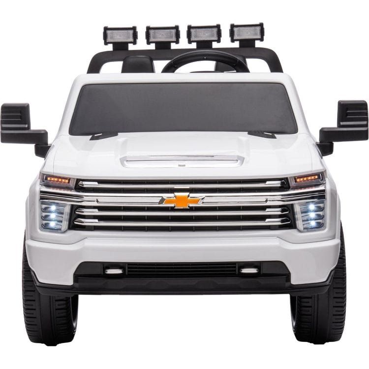 Kool Karz Playground Chevrolet Silverado 24V Ride On 2-Seater Truck White