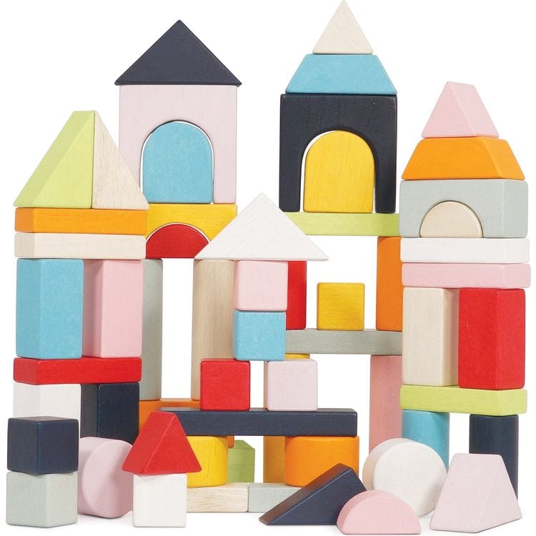 Le Toy Van 60 Piece Colourful Building Blocks