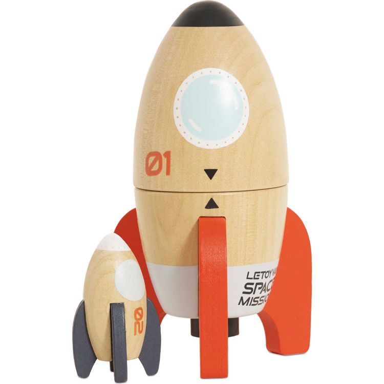 Le Toy Van Magnetic Space Rocket Duo