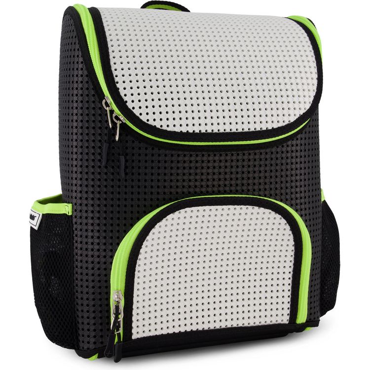 Light + Nine Student Backpack - Neon Lime