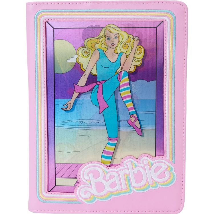 Loungefly Barbie™ 65th Anniversary Doll Box Triple Lenticular Refillable Stationery Journal