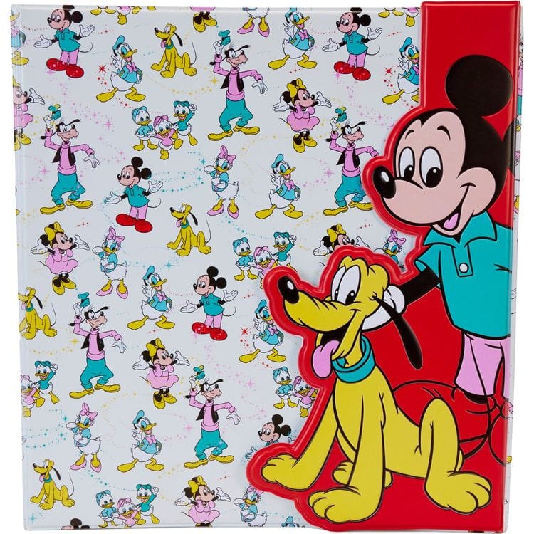 Loungefly Disney100 Mickey & Friends Classic Stationery 3-Ring Binder