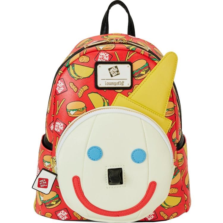 Loungefly Jack in the Box Antenna Ball Jack Glow Mini Backpack