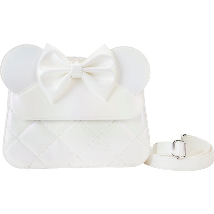 Loungefly Minnie Mouse Iridescent Wedding Crossbody Bag