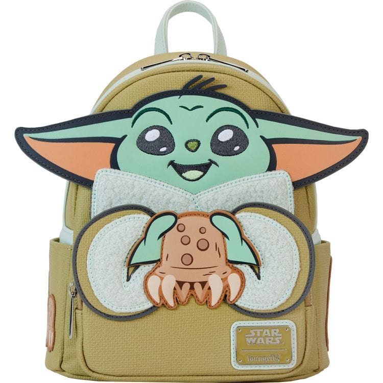 Loungefly The Mandalorian Grogu & Crabbies Cosplay Mini Backpack