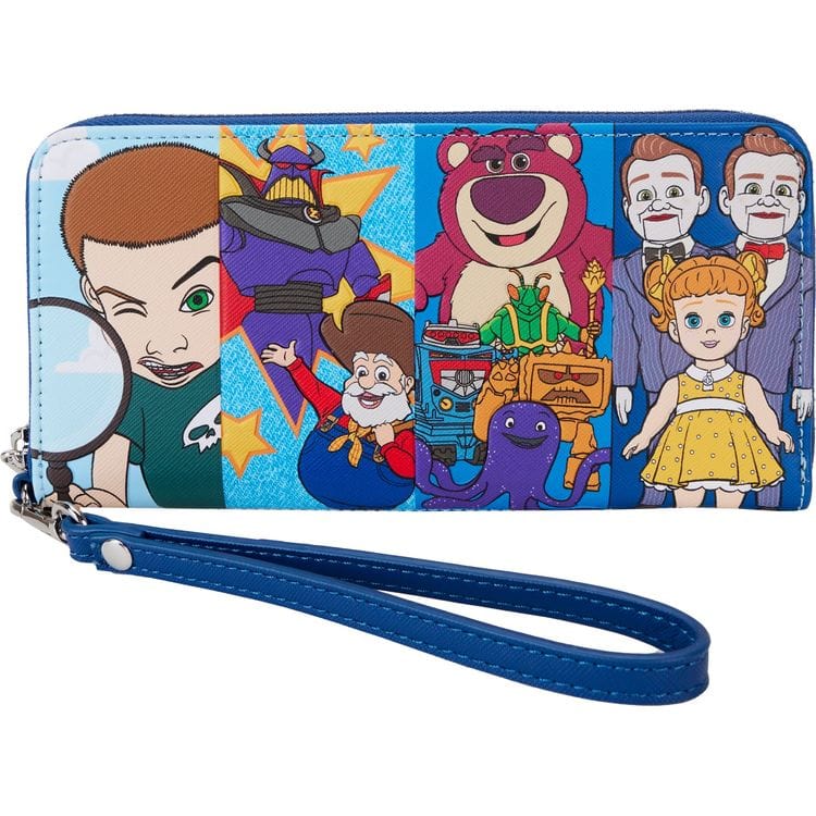 Loungefly Toy Story Movie Collab Baddies Zip Around Wristlet Wallet