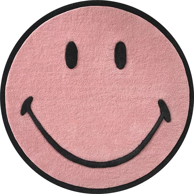 Maison Deux Smiley Rug - Pink- Small