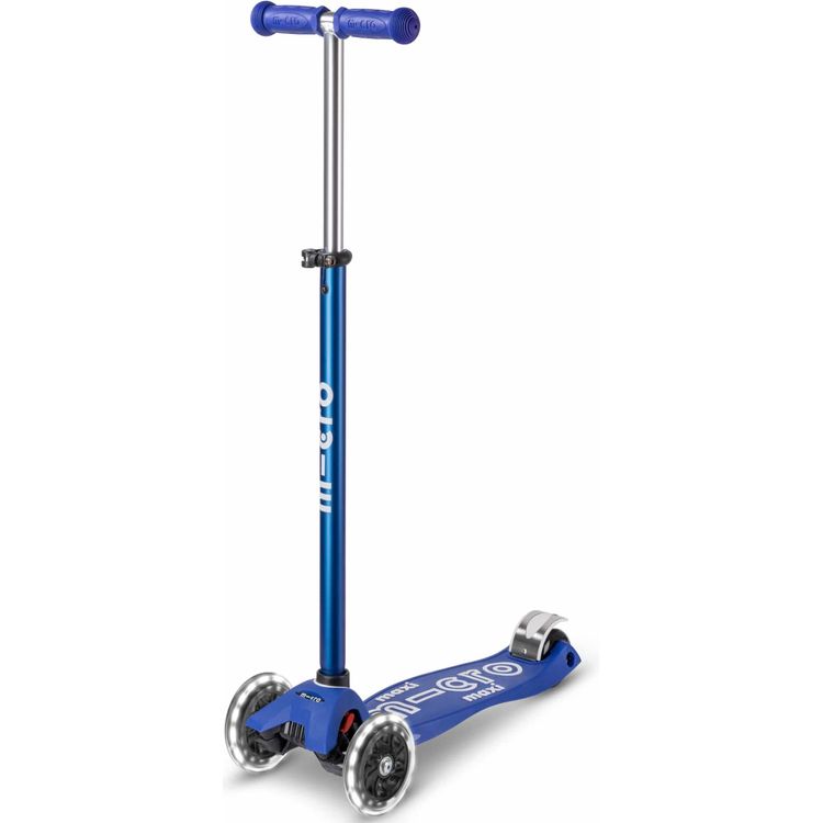 Micro Kickboard Micro Maxi LED Scooter - Blue/White