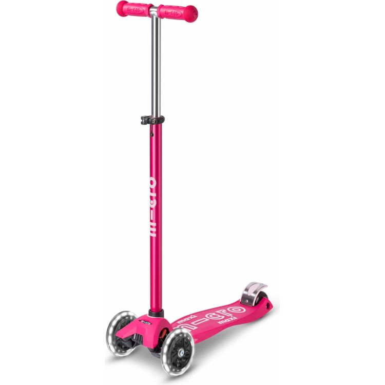 Micro Kickboard Micro Maxi LED Scooter - Pink