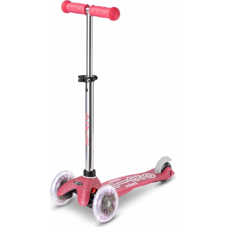 Micro Kickboard Micro Mini Glitter LED Scooter - Pink