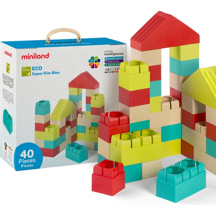 miniland 40 Piece ECO Building Blocks