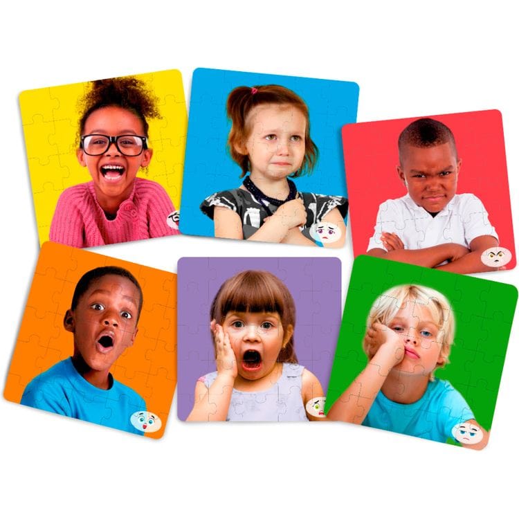 miniland Set of 6 Emotions Puzzles