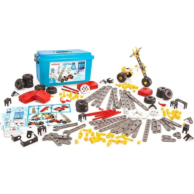 miniland 191 Piece Activity Mecaniko Building & Construction Set