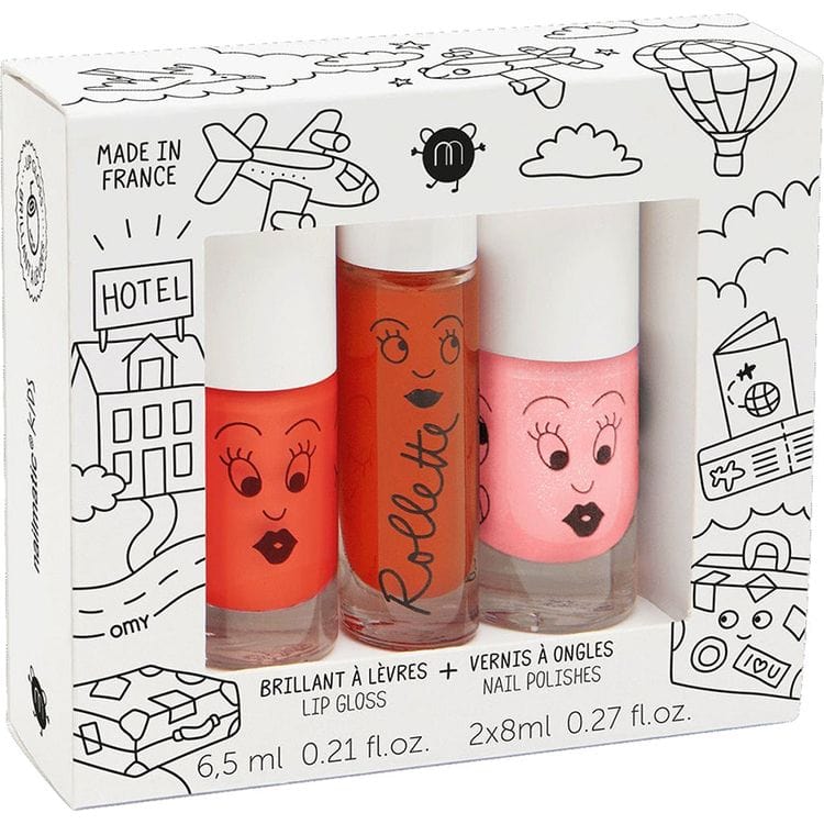 Nailmatic Amazing Trip Nail Polish & Lip Gloss Set