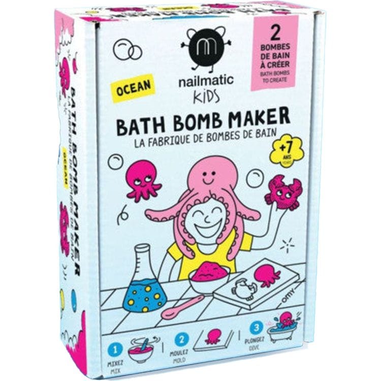 Nailmatic Bath Bomb Maker Kit for Kids - Ocean