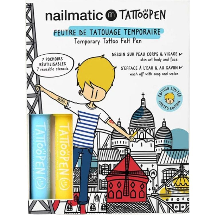 Nailmatic Paris Tattoo Pen Set for Kids