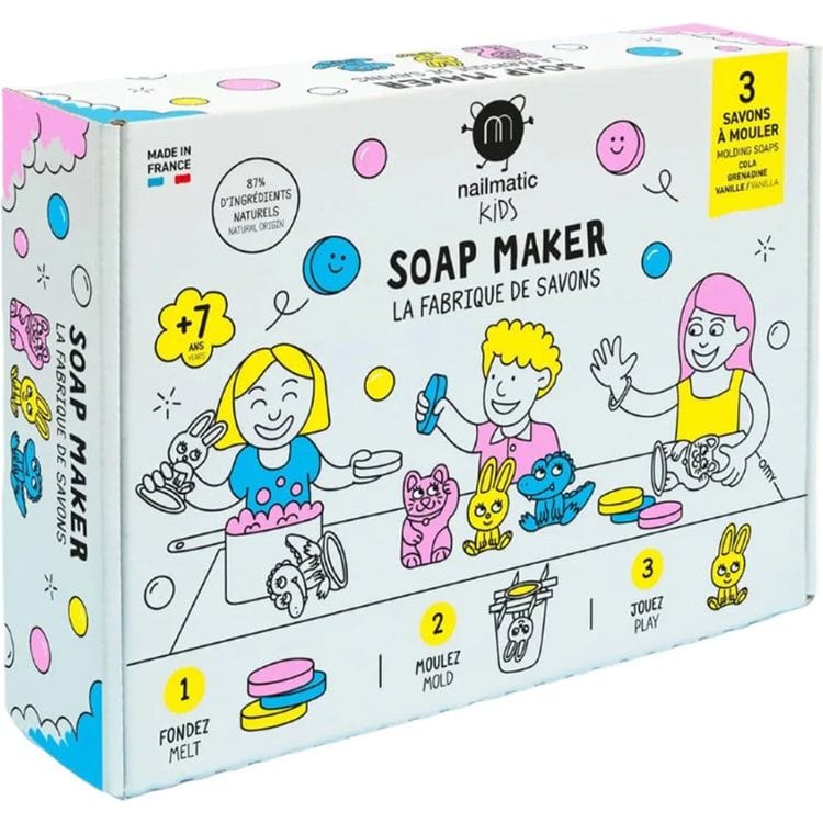 Nailmatic Soap Maker 3 Shape Master Kit for Kids