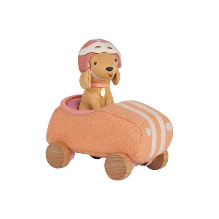 Olli Ella Holdie Dog-Go - Racer Girl - Pink