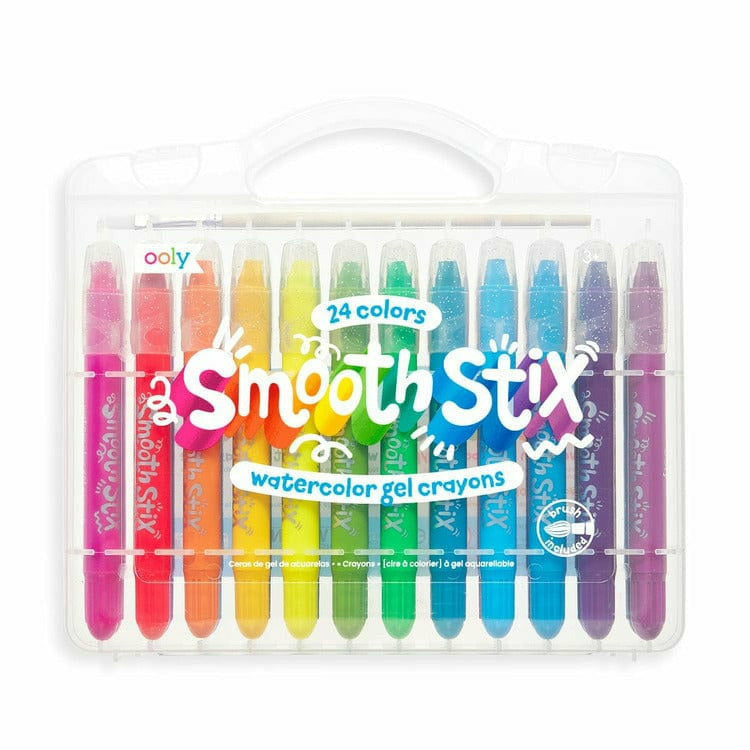 Ooly Smooth Stix Watercolor Gel Crayons - 25 Piece Set