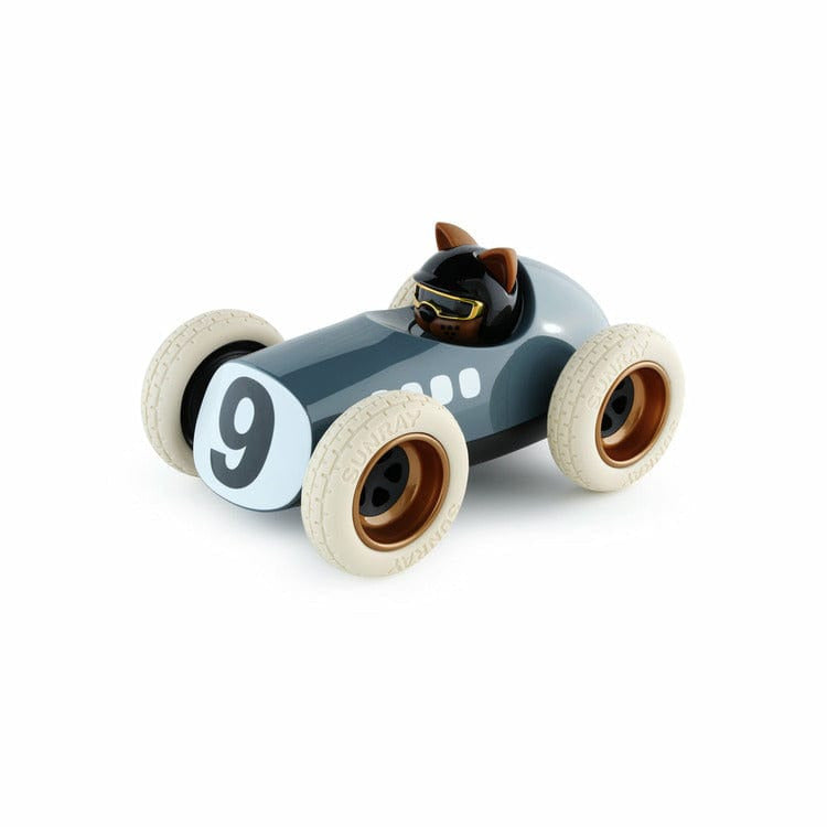 Playforever Egg Roadster Scrambler Car Toy - Grey/Blue