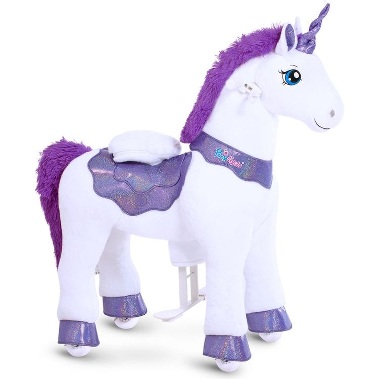 PonyCycle, Inc. Purple Ride-On Unicorn - Ages 4-9