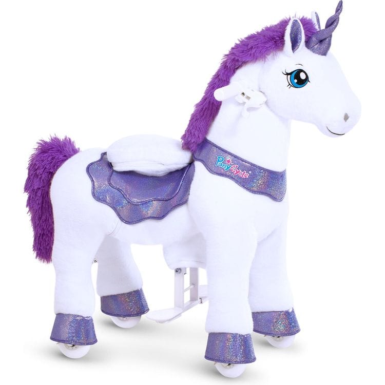 PonyCycle, Inc. Purple Ride-On Unicorn - Ages 3-5