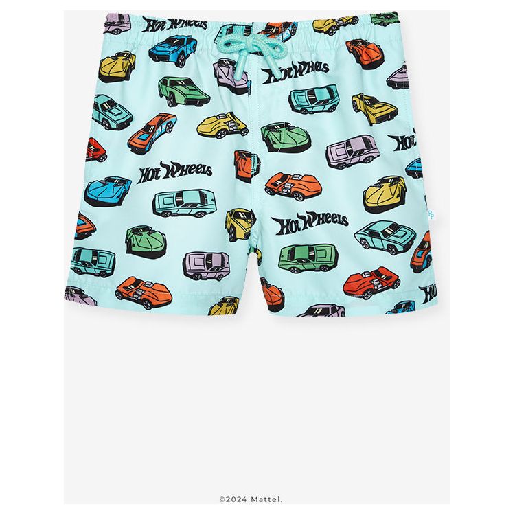 Posh Peanut Retro Hot Wheels - Boys Swim Trunks