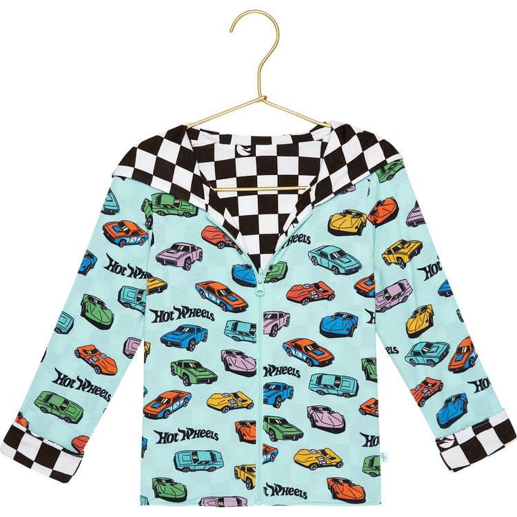 Posh Peanut Retro Hot Wheels - Long Sleeve Reversible Kids Jacket