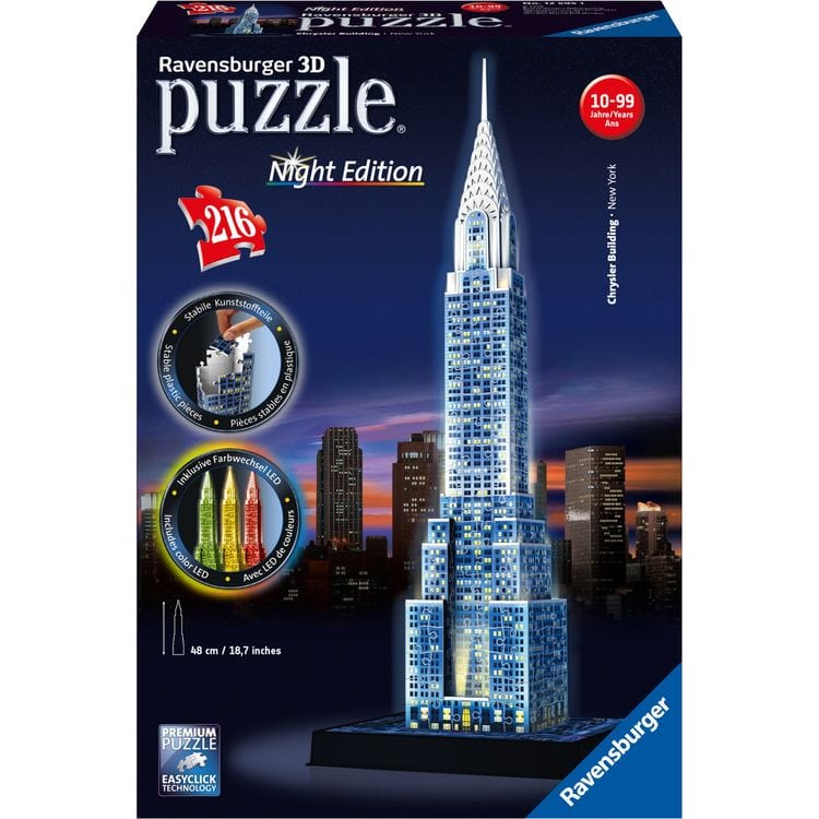 Ravensburger Chrysler Building 3D Puzzle - Night Edition