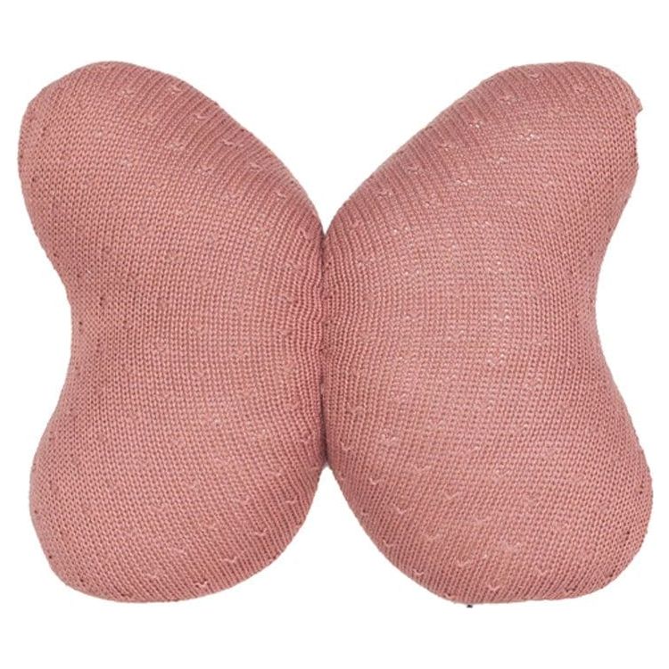 Rian Tricot Butterfly Pillow - Rose