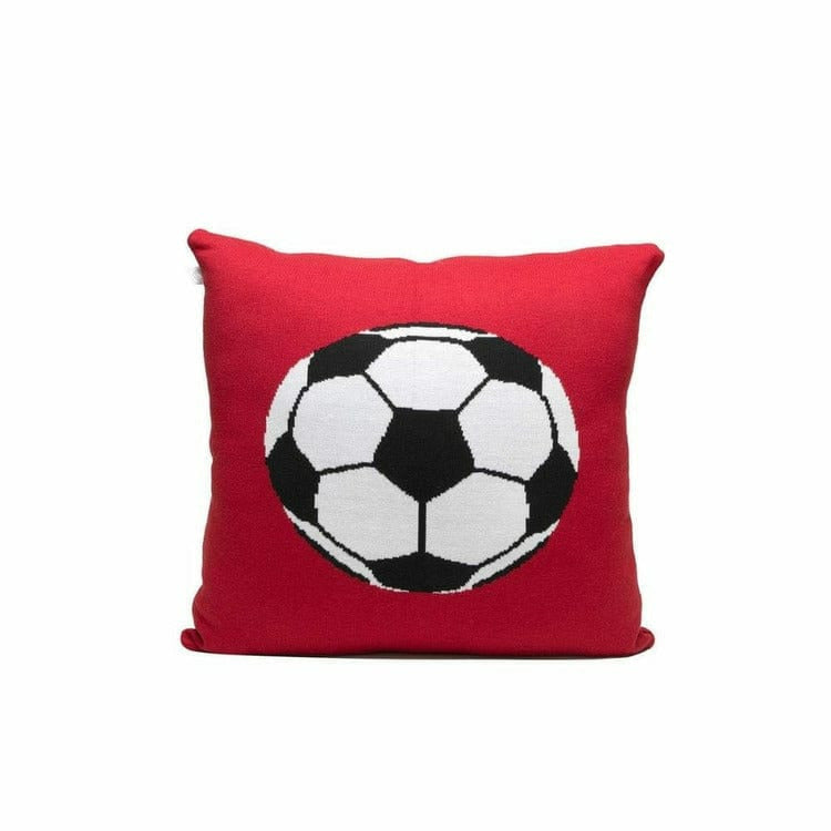 Rian Tricot Cherry Soccer Ball Pillow