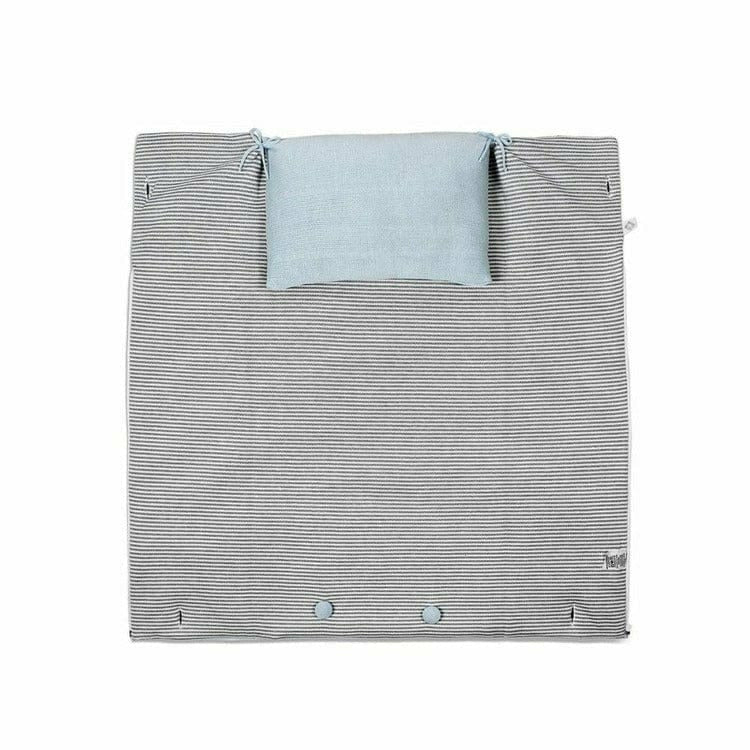 Rian Tricot Light Blue Cocoon Blanket