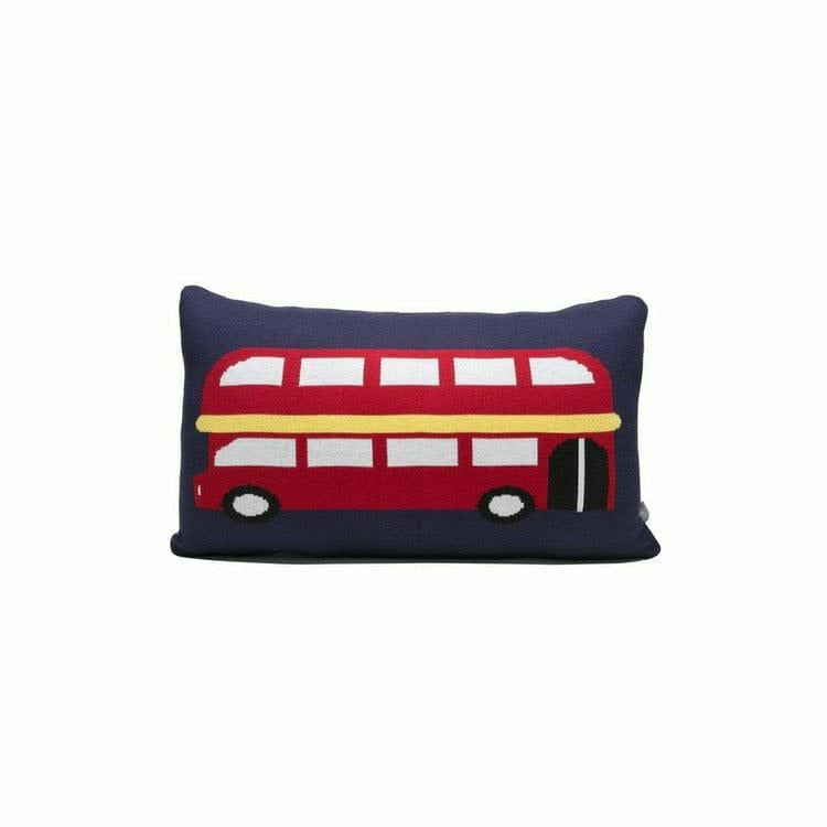 Rian Tricot London Double Decker Bus Pillow