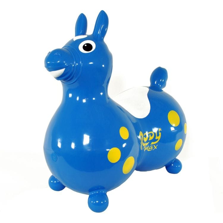 Rody® Gymnic Blue Rody Horse Max Inflatable Bouncer Ride-on (with Hand Pump)