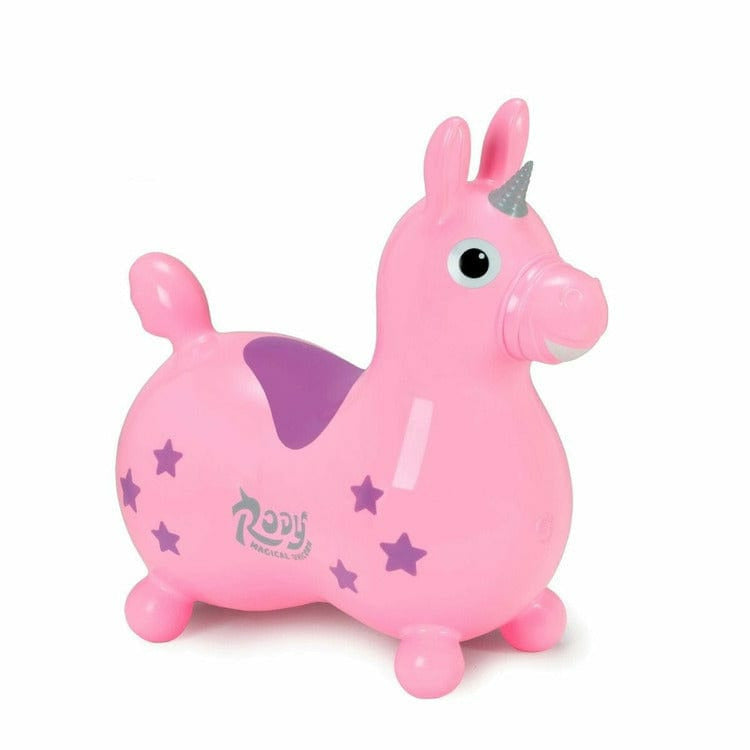 Rody® Pink Rody Magical Unicorn Inflatable Bouncer Ride-on