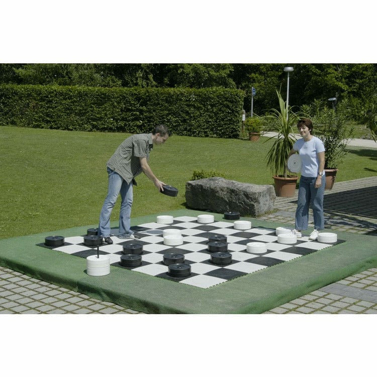 rolly® Large Checker Set w.Board