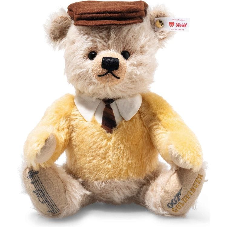 Steiff North America, Inc. James Bond “Auric Goldfinger” Villain Teddy Bear