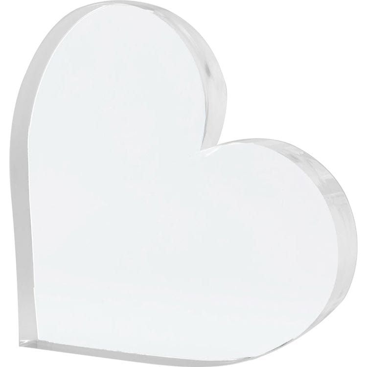 Tara Wilson Designs Shelf Décor Heart - Clear